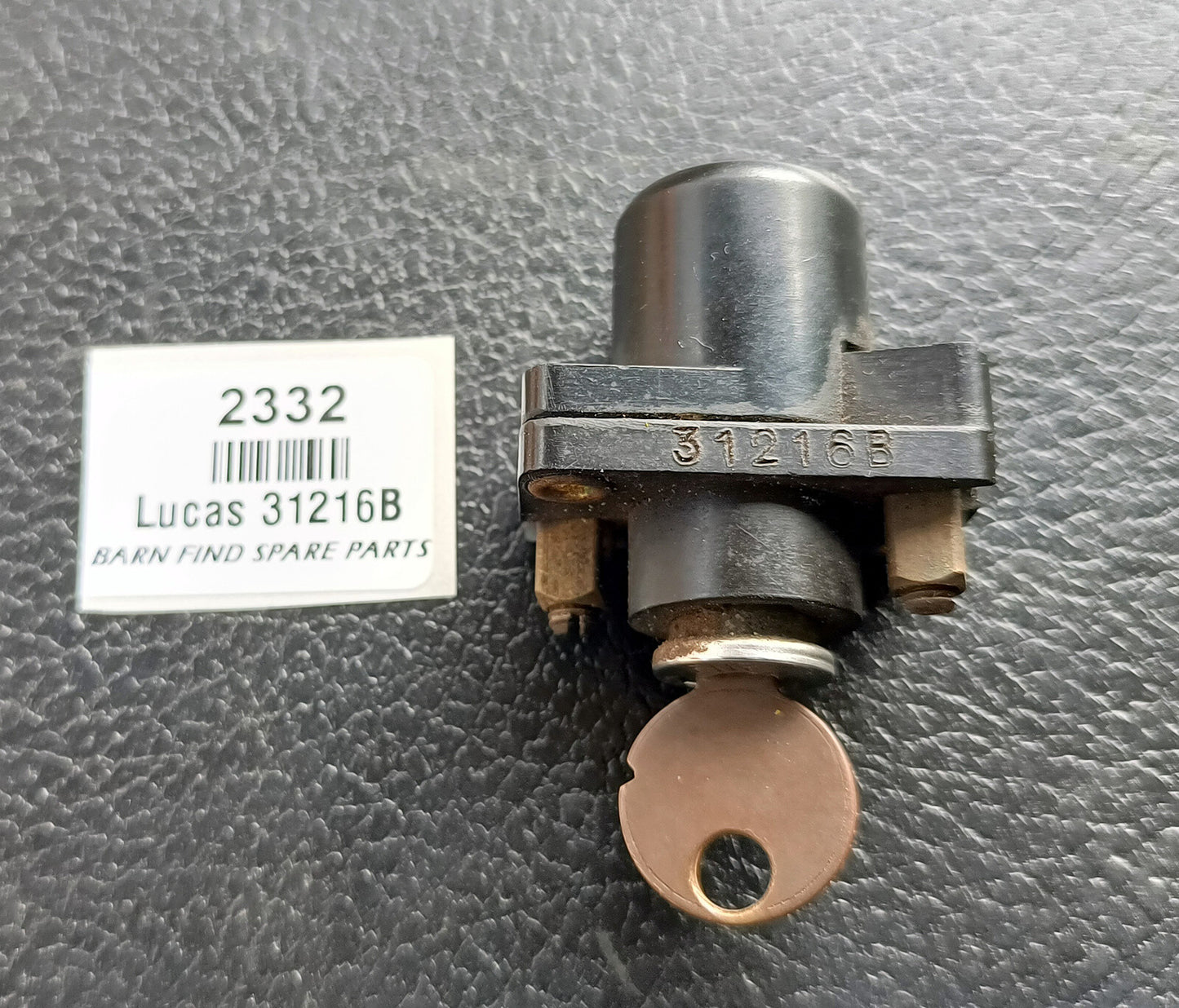 Lucas USED S.55 Ignition Switch, 31216B  FNR 3. Good Used Condition1