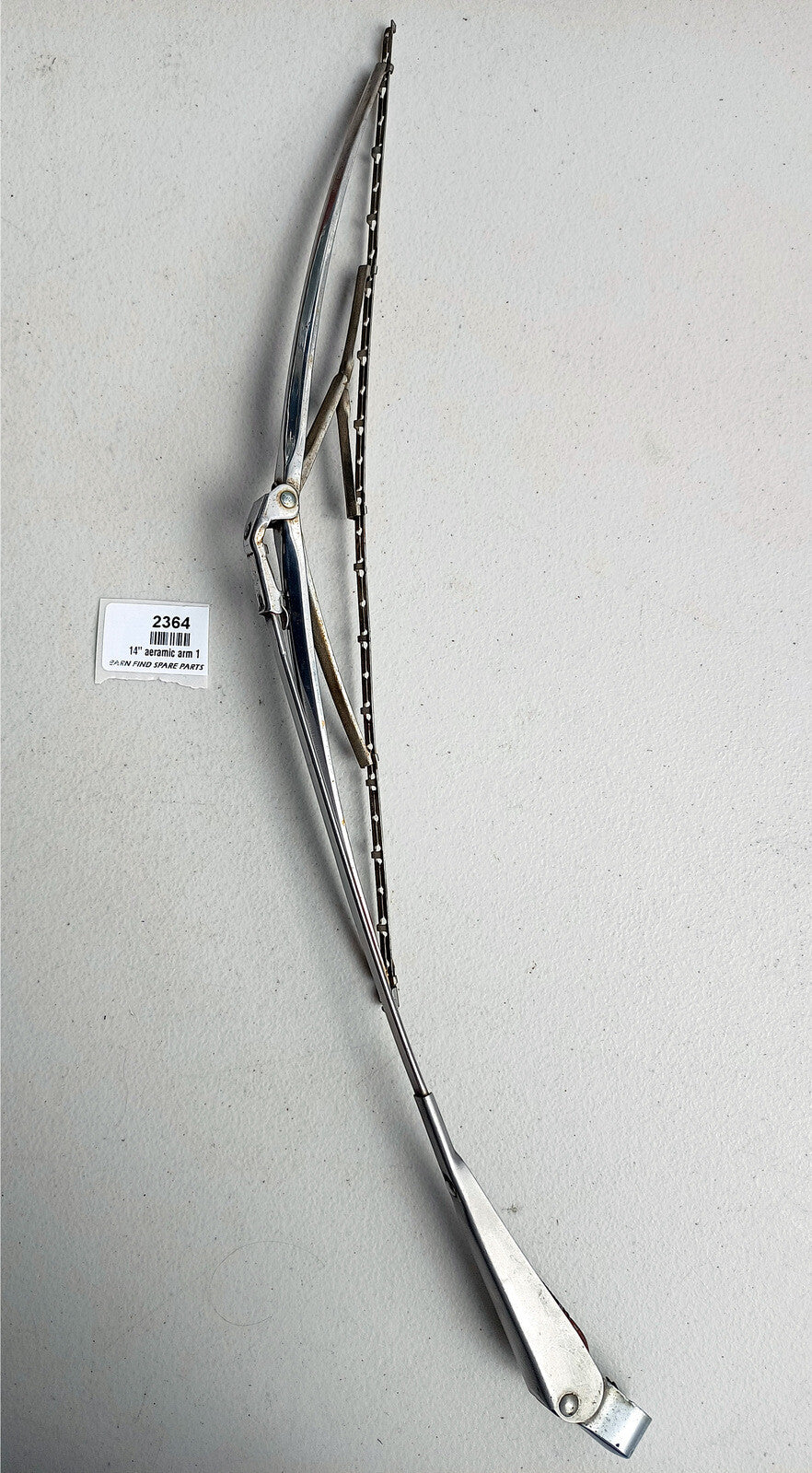 Vintage Aeramic windscreen arm and 14" blade head, Jaguar MK10 MK2  used.0