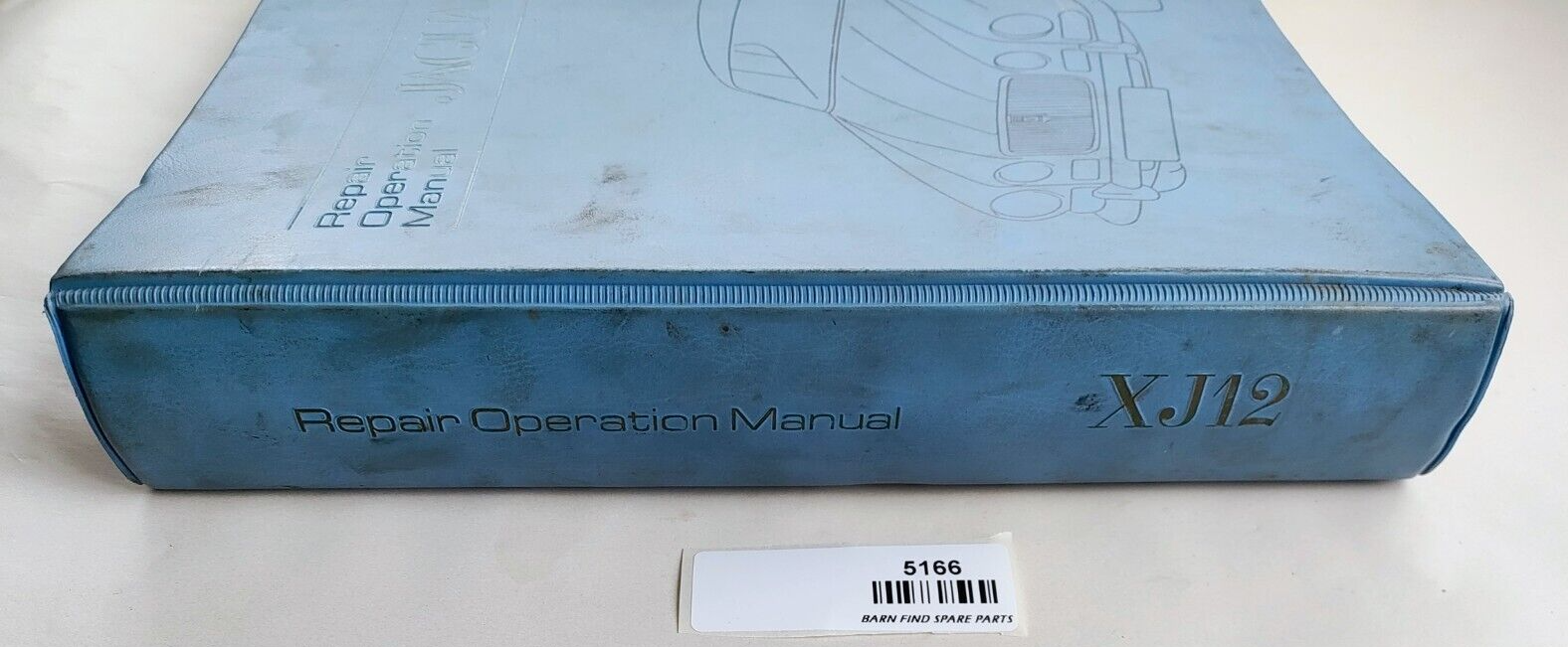 Original Jaguar XJ12 Repair Operation Manual E.172 Issue 1 1972 in hard binder2