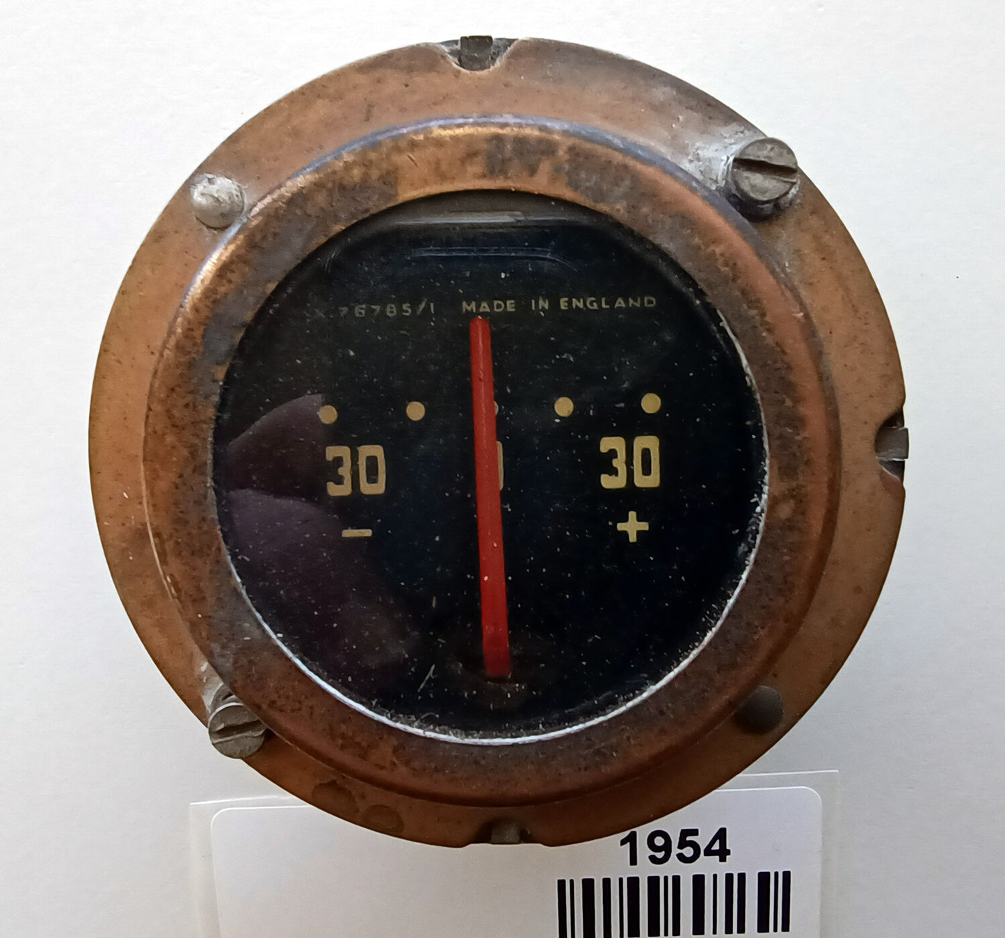 USED Brass Case X 76785/1 Smiths 2 inch Amp 30 30 Gauge, Not Tested1