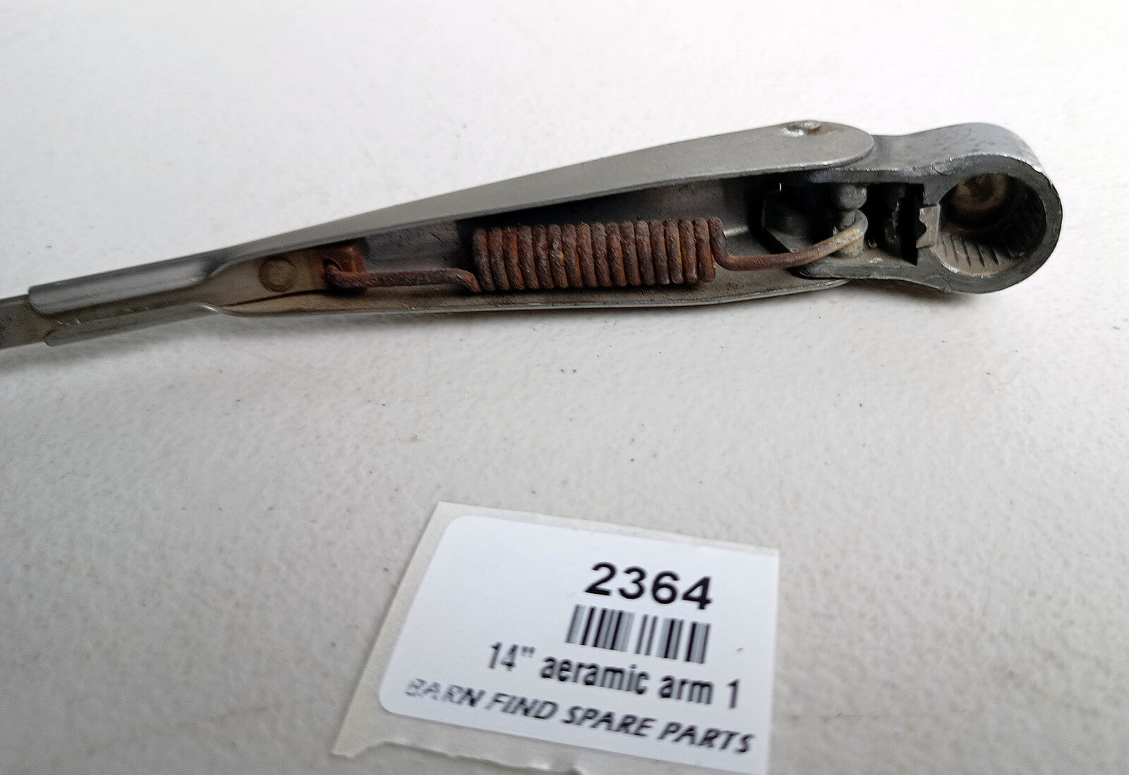 Vintage Aeramic windscreen arm and 14" blade head, Jaguar MK10 MK2  used.3