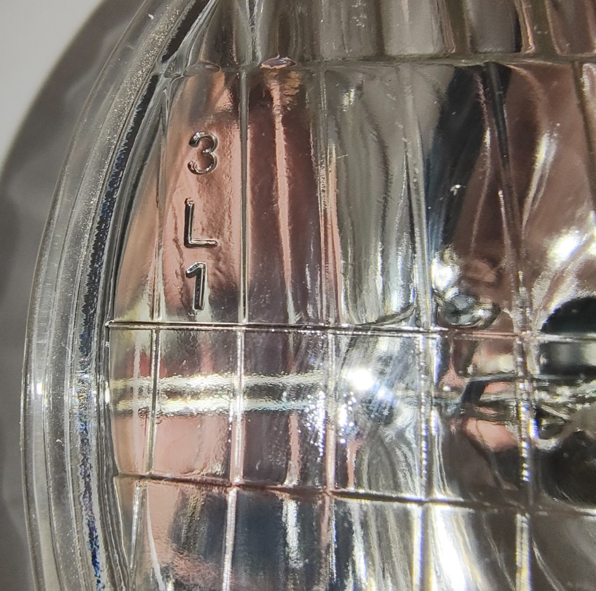 Used 5.75 inch 5 3/4 " Koito Sealed Beam N35 3 Pin - High & Low Beam Headlight7