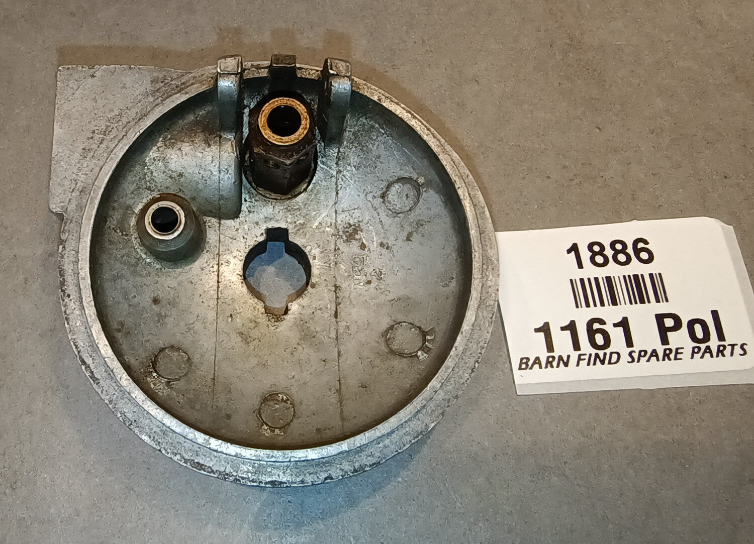 Genuine SU Fuel Bowl Lid 1161 polished Used 1