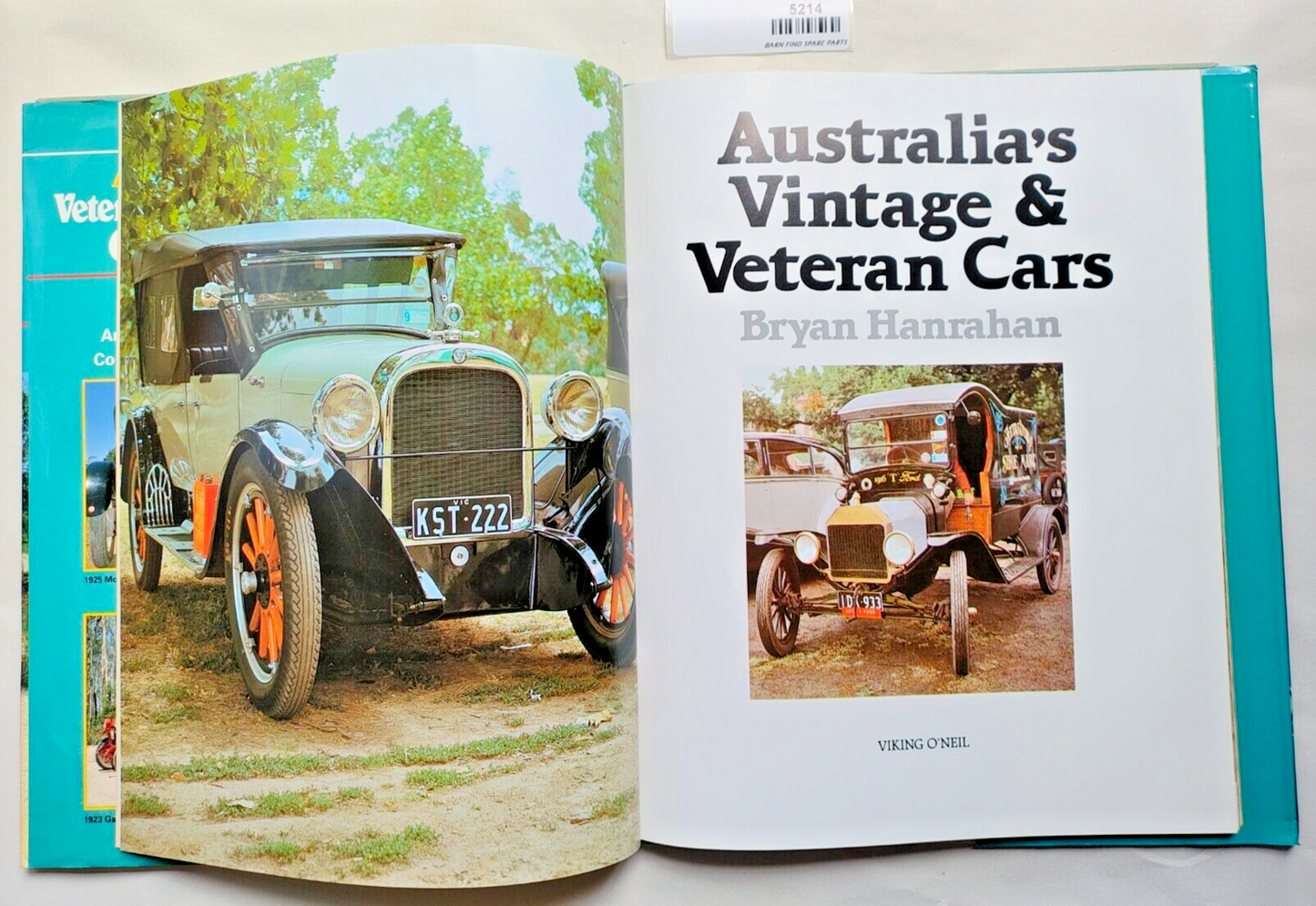 Australia's Veteran & Vintage Cars full colour hardcover book by Bryan Hanrahan4