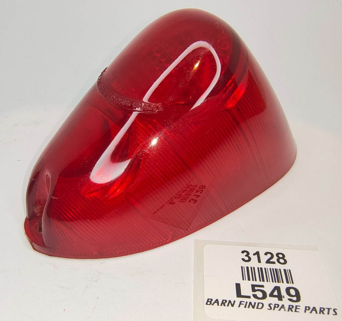 Original Lucas L549 574635 Rear Light Lens - Suits Morris Minor MGA Triumph TR32