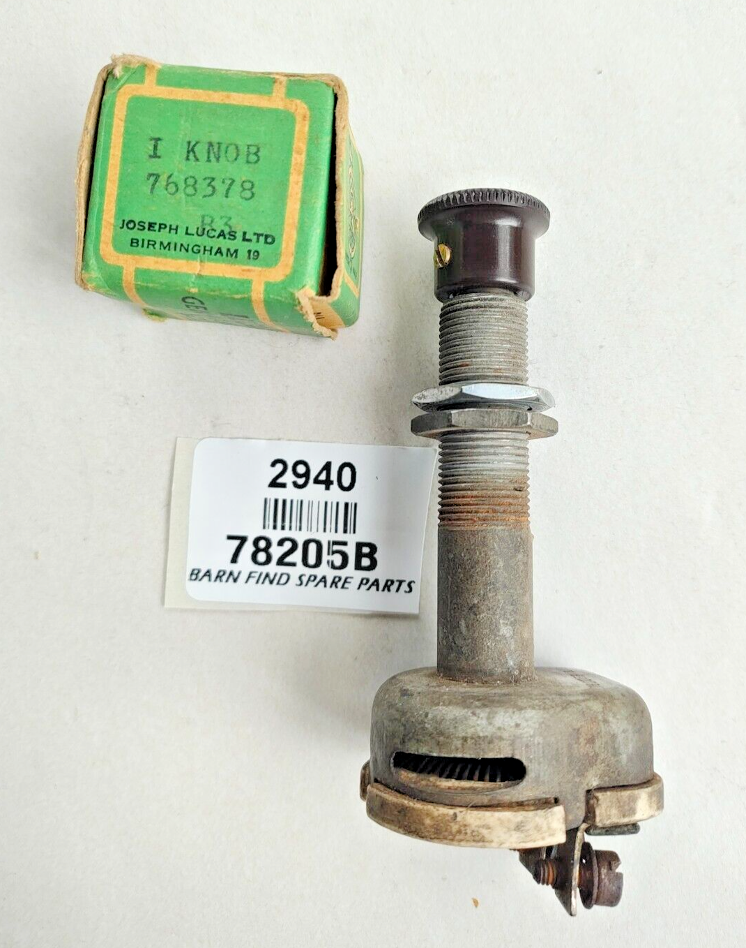 Lucas Original used CHR1 Rotary Rheostat  3 ohms resistance switch 78205B1