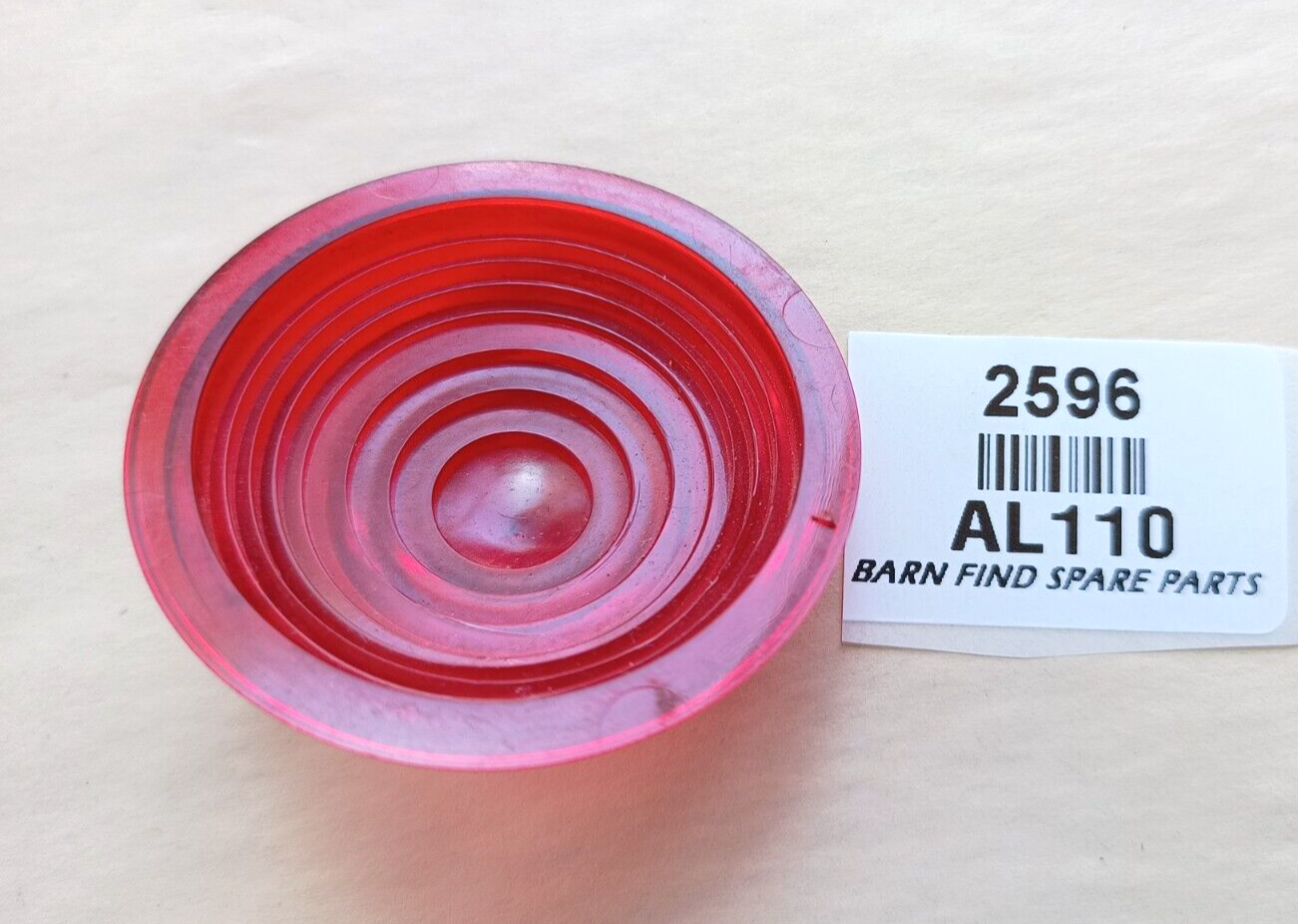 Original Lucas Australia L110 small Red plastic lens2