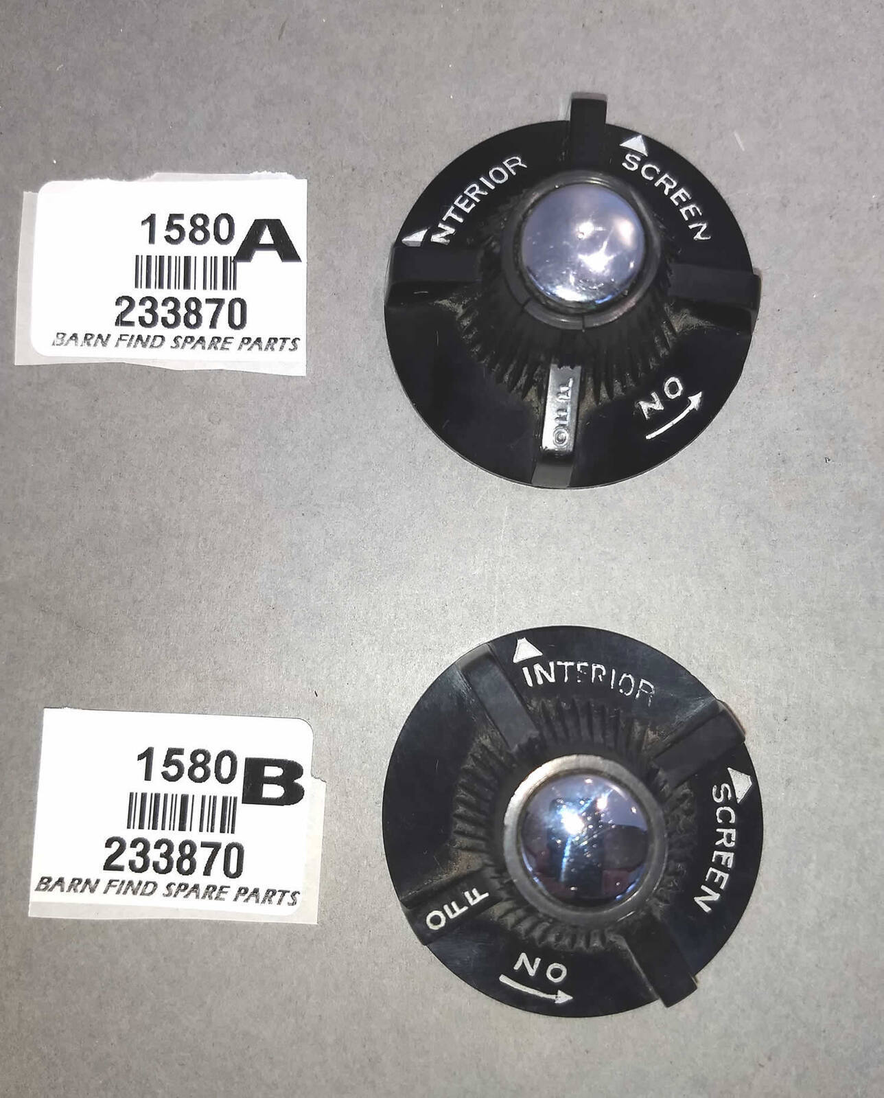 MGB defroster control knob 233870 Sold Individually0