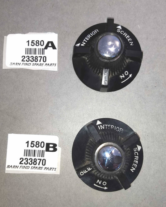 MGB defroster control knob 233870 Sold Individually0