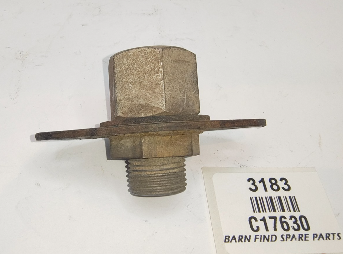 Original used Jaguar E-Type fuel line pipe fitting to bulkhead C176302