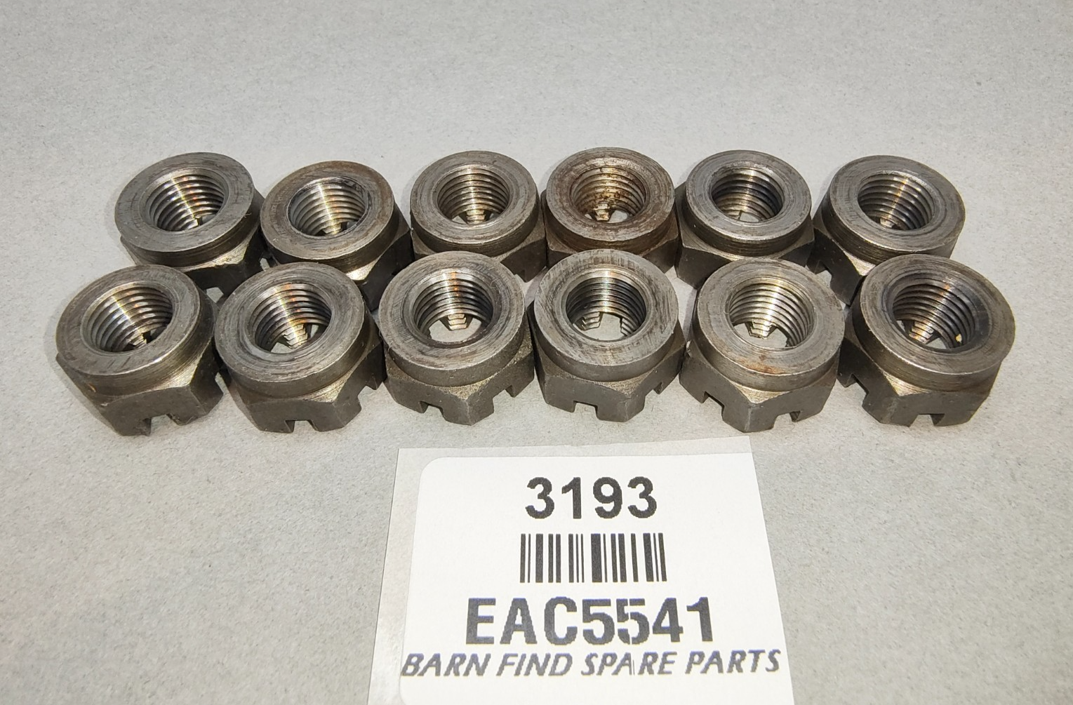 Original Castellated Conrod castle nuts Jaguar 12x EAC5541 used1