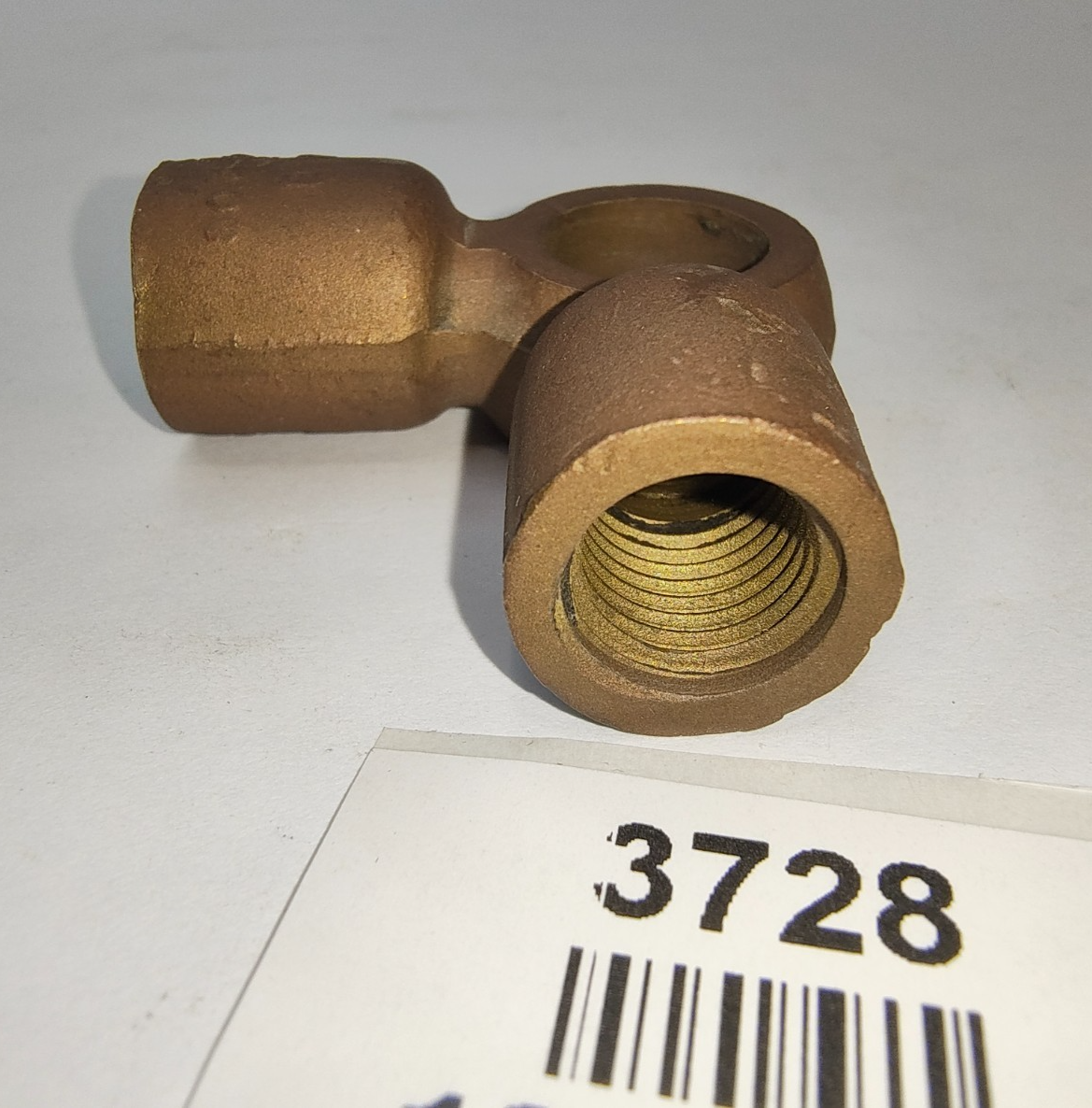 New Old Stock MG TC Brake BANJO fitting, 2 way,  rear master cylinder 180-0603