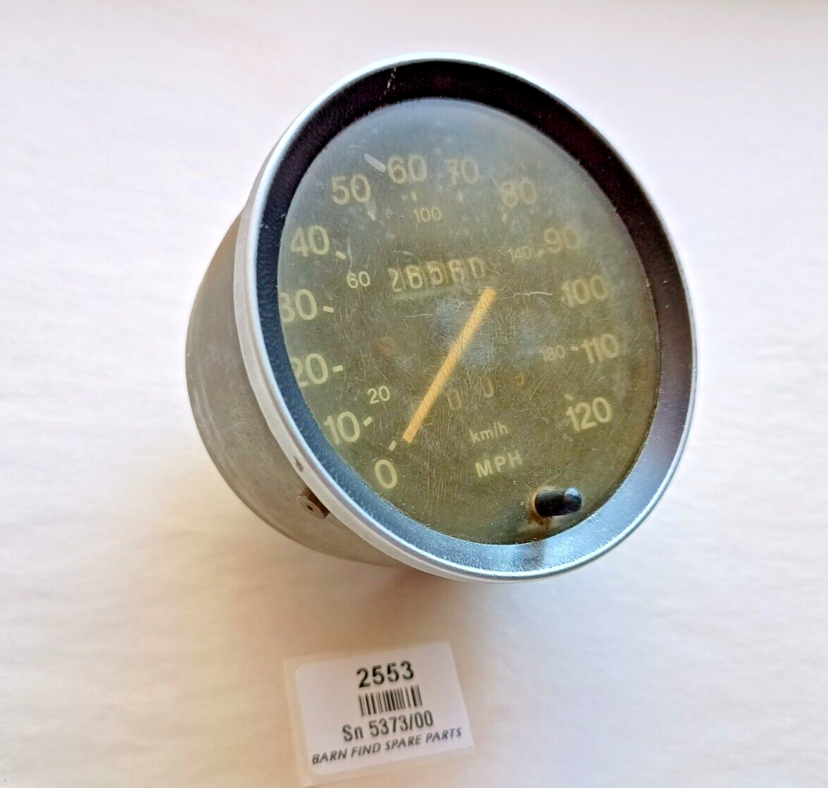 Smiths Original USED 120 MPH Speedometer Sn 5373/002