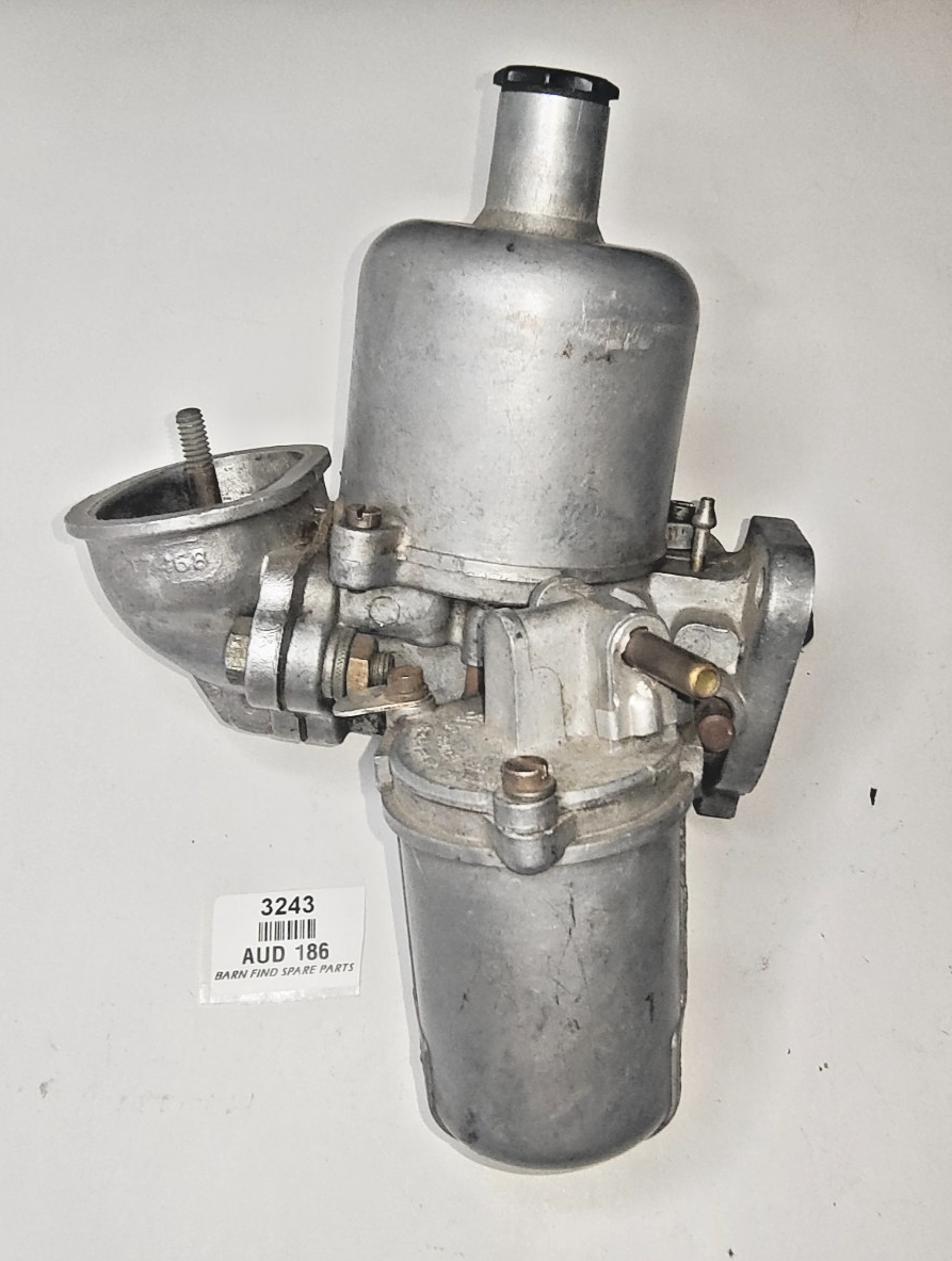 SU HS4 1 1/2 inch single Carburettor complete with air plenum AUD186 good used3
