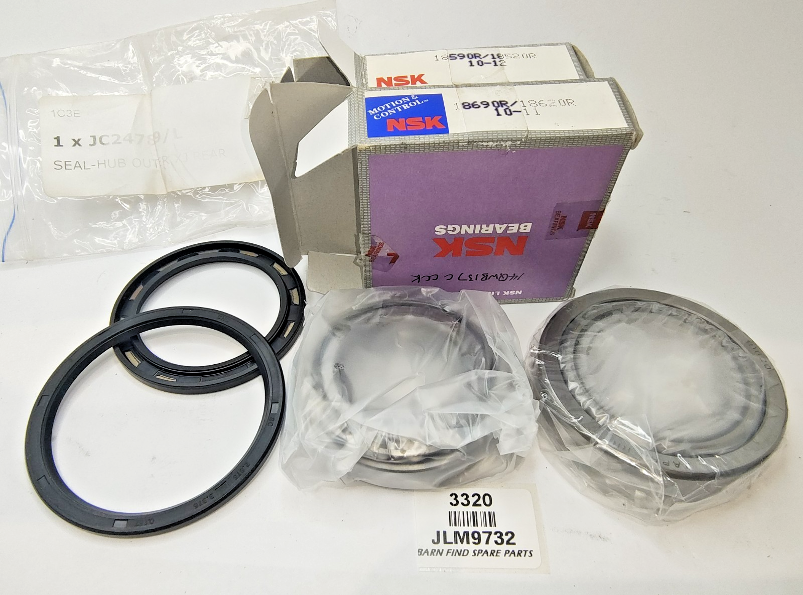 NSK quality bearing Back rear wheel Hub Bearing Kit New Old Stock  OEM JLM97320