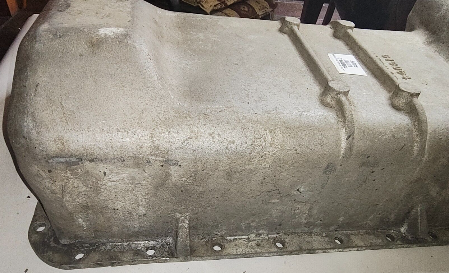 JAGUAR MK 1 2.4  USED FACTORY ORIGINAL ALLOY OIL SUMP PAN -  PART NUMBER C100646