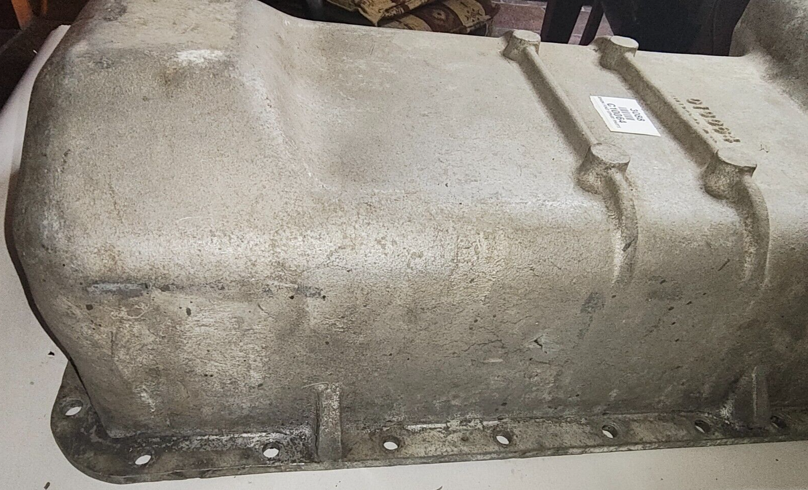 JAGUAR MK 1 2.4  USED FACTORY ORIGINAL ALLOY OIL SUMP PAN -  PART NUMBER C100646