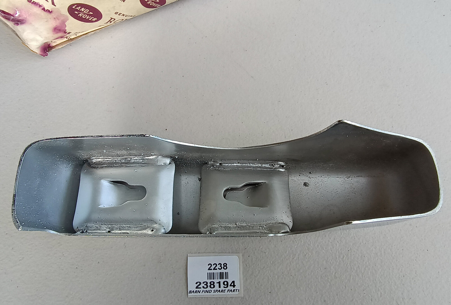 Rover P4 Front Left hand side bumper over-rider, 238194. New Old Stock4