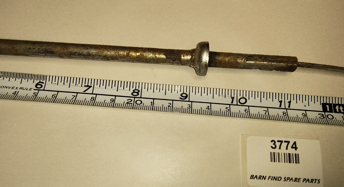 Original used Jaguar 3.5 litre Mark IV Mk IV 4 engine oil dipstick long version10
