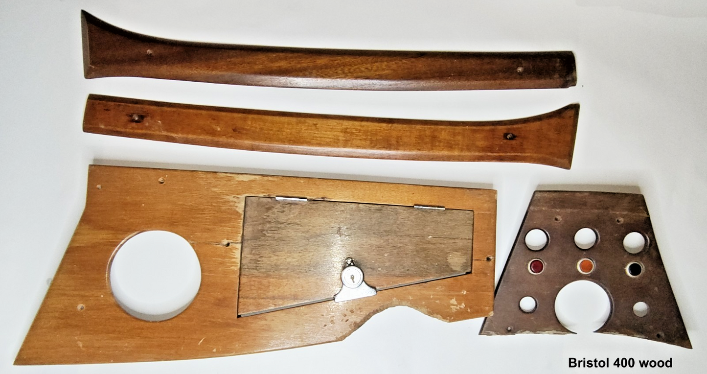 Original Bristol 400 interior trim - 15 pieces from Bristol 400 Chassis 6402