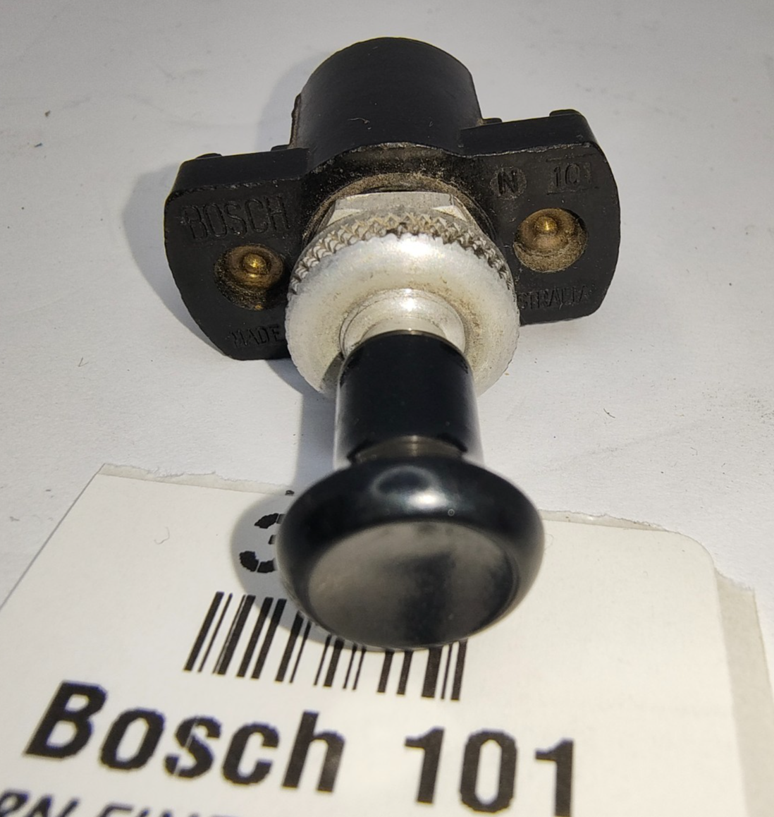 Classic car Bosch 101 black used push pull switch with turned bezel6