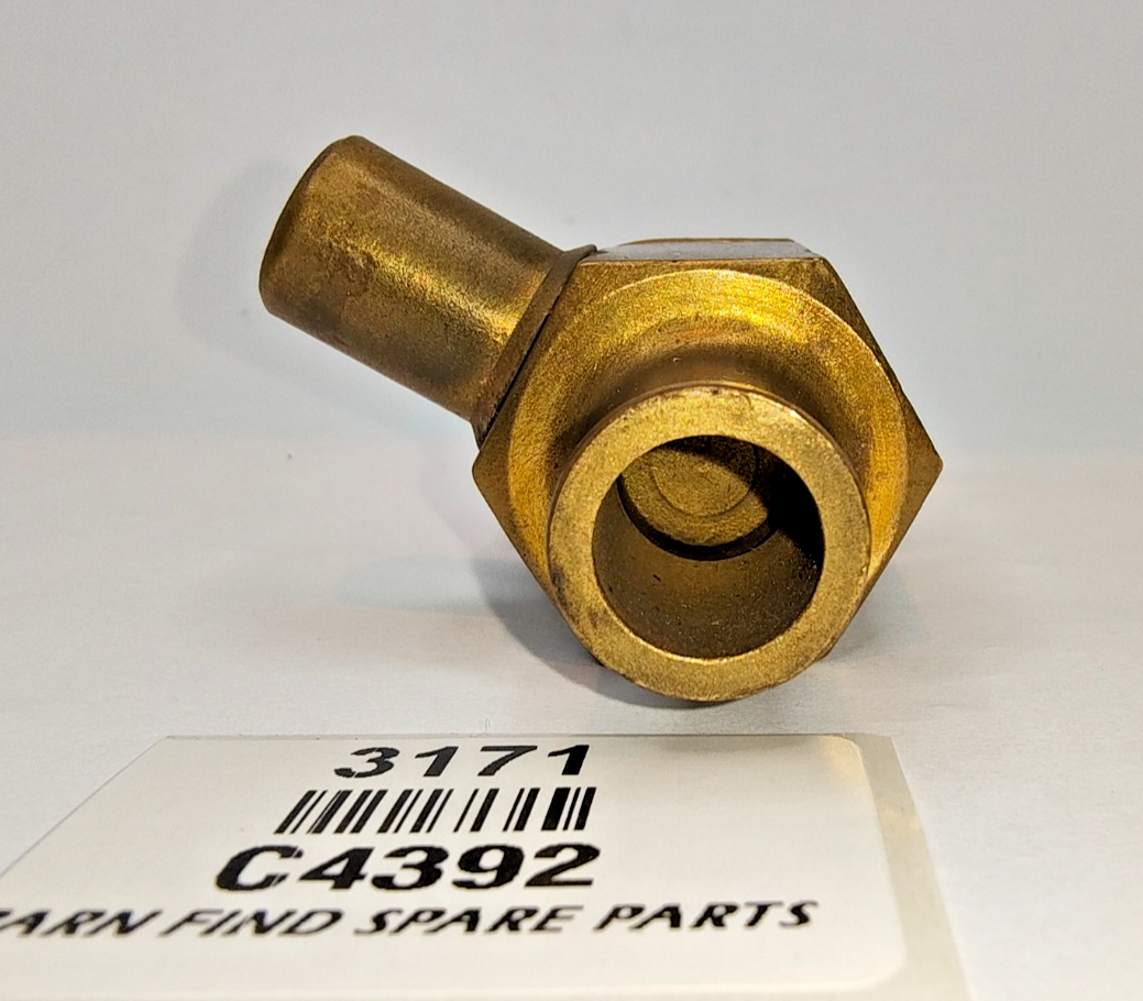 Original Jaguar XK early solid brass Heater Valve good used condition C43922