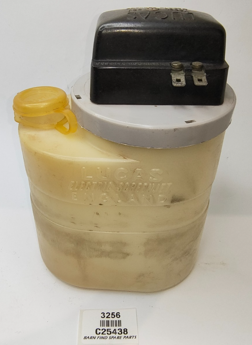 Lucas 5SJ  Screenjet Used Wiper Washer Bottle & Pump Assembly & cap Used C254386