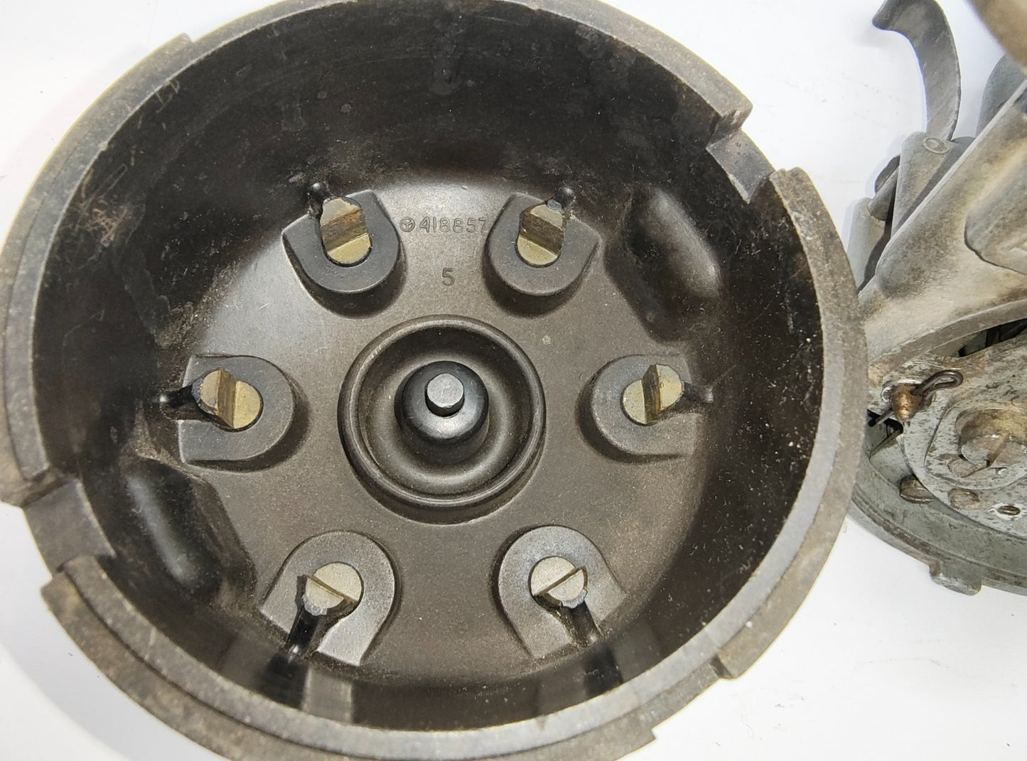 Lucas Original Used Distributor DM6A 40252 E Type CW53 Dated 6 55 (June 1955)14