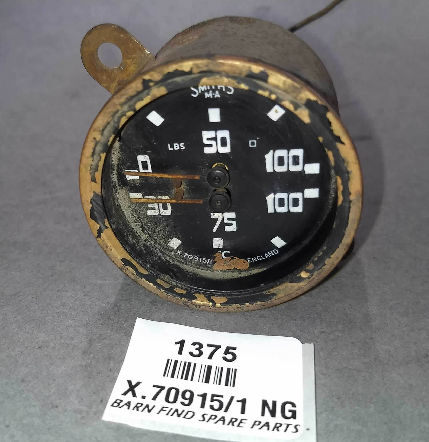 Smiths Gauge Oil Pressure & Water Temperature X.70915/1 Used0