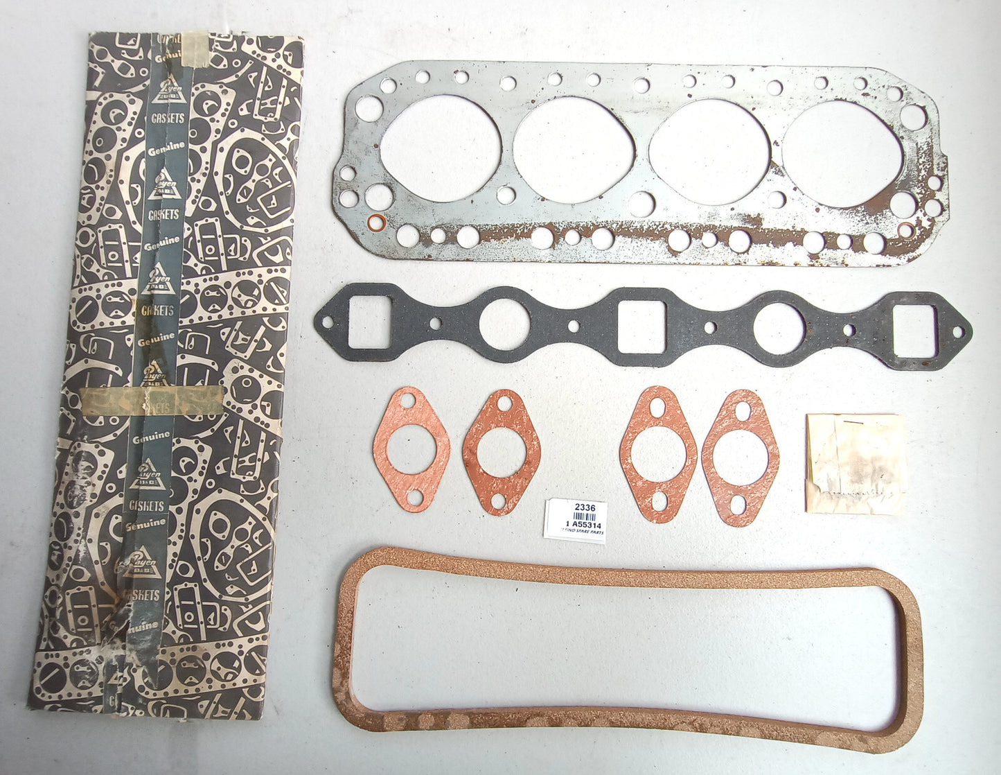 Valve Regrind Gasket set (incomplete) 1 A55314, New Old Stock 1