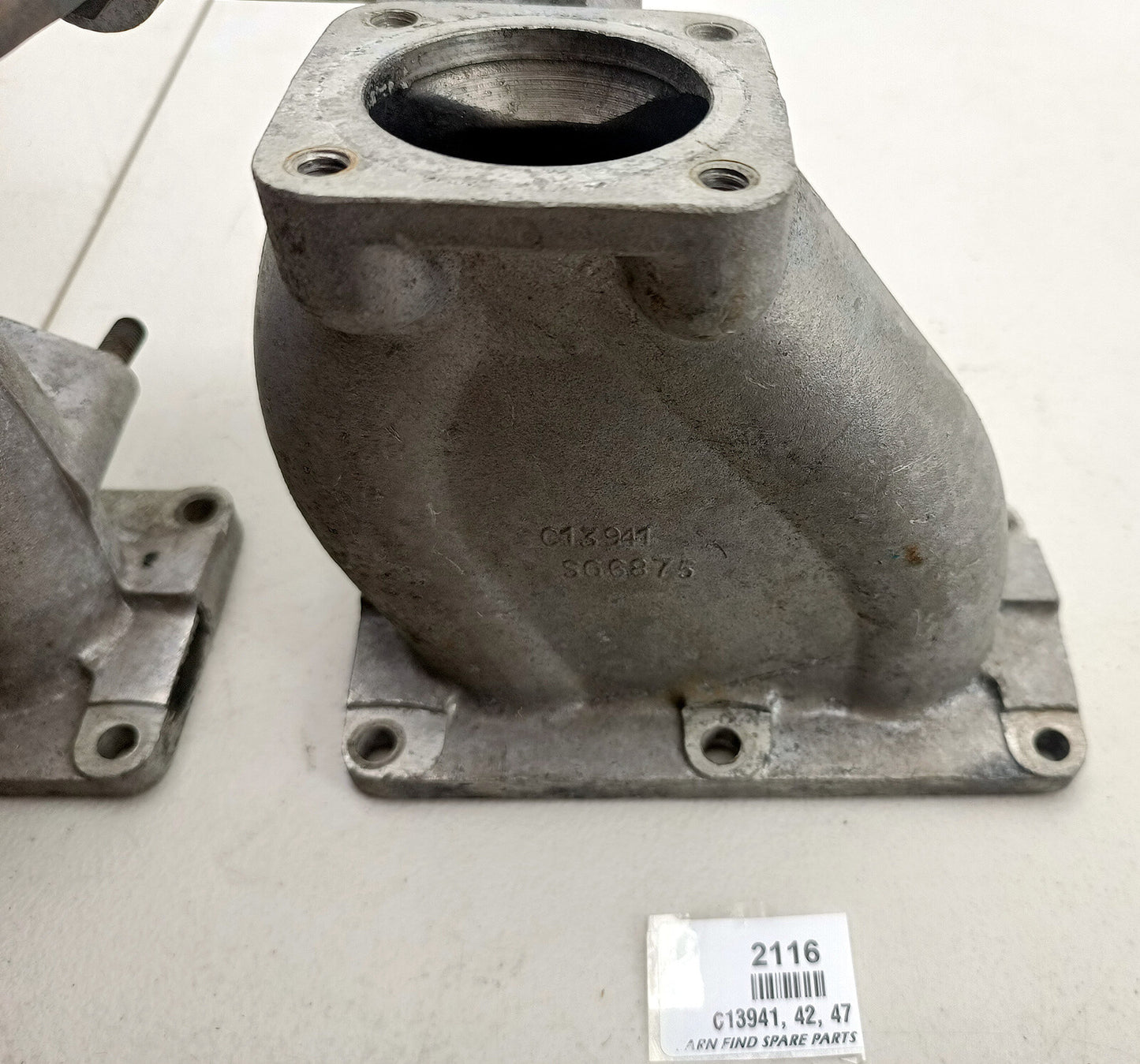 Triple SU Jaguar  3.8 Litre three branch inlet Manifold C13941, C13942, C19347. 4