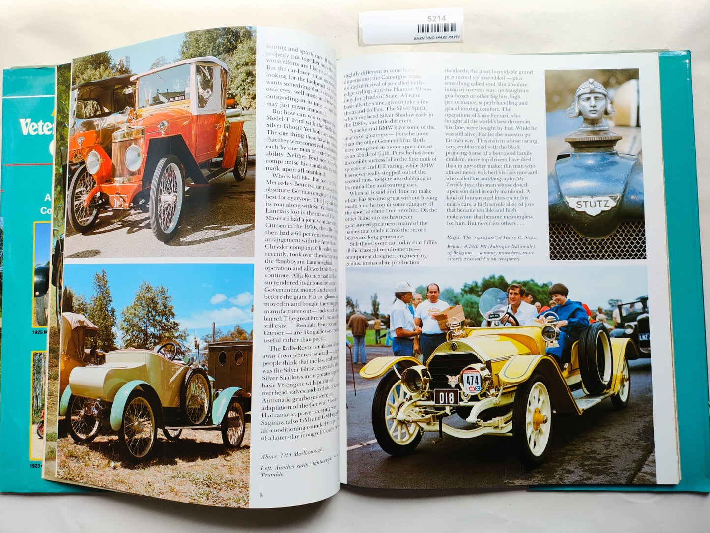 Australia's Veteran & Vintage Cars full colour hardcover book by Bryan Hanrahan6