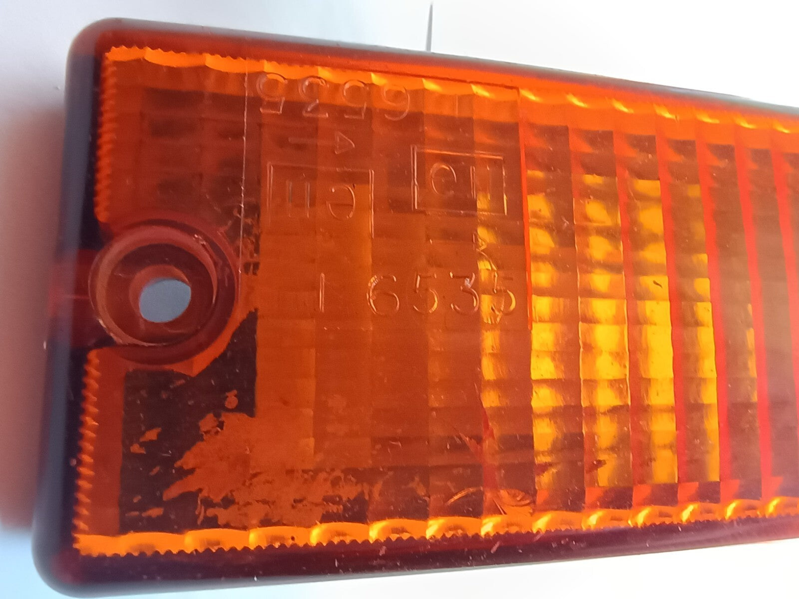 JAGUAR XJ6 Original Amber Park turn Indicator light lens VAP P25-1 used8