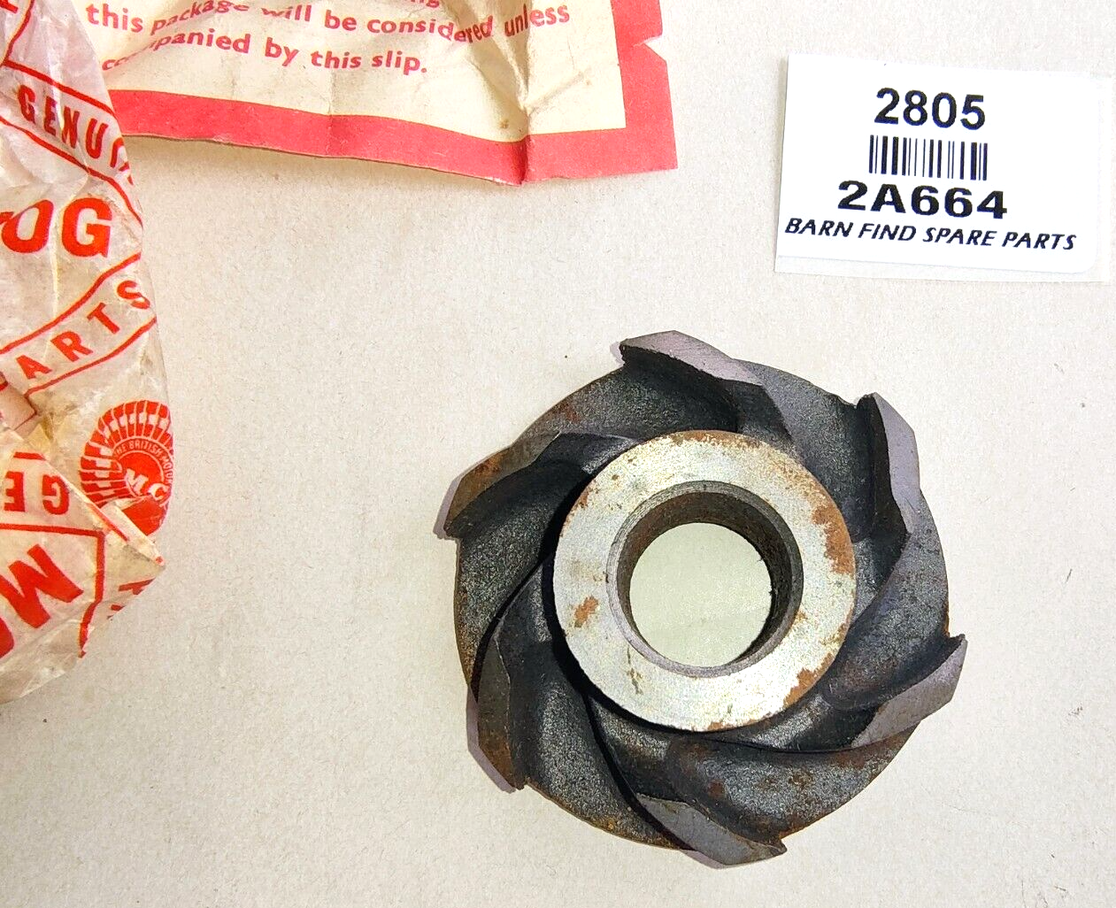Water Pump Vane 2A664, New Old Stock in original packaging.2