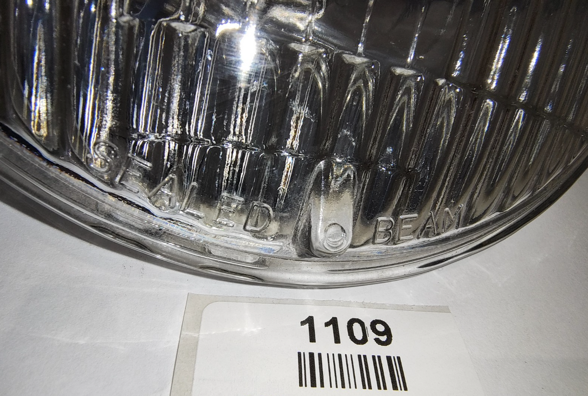Used 5.75 inch 5 3/4 " Koito Sealed Beam N35 3 Pin - High & Low Beam Headlight6