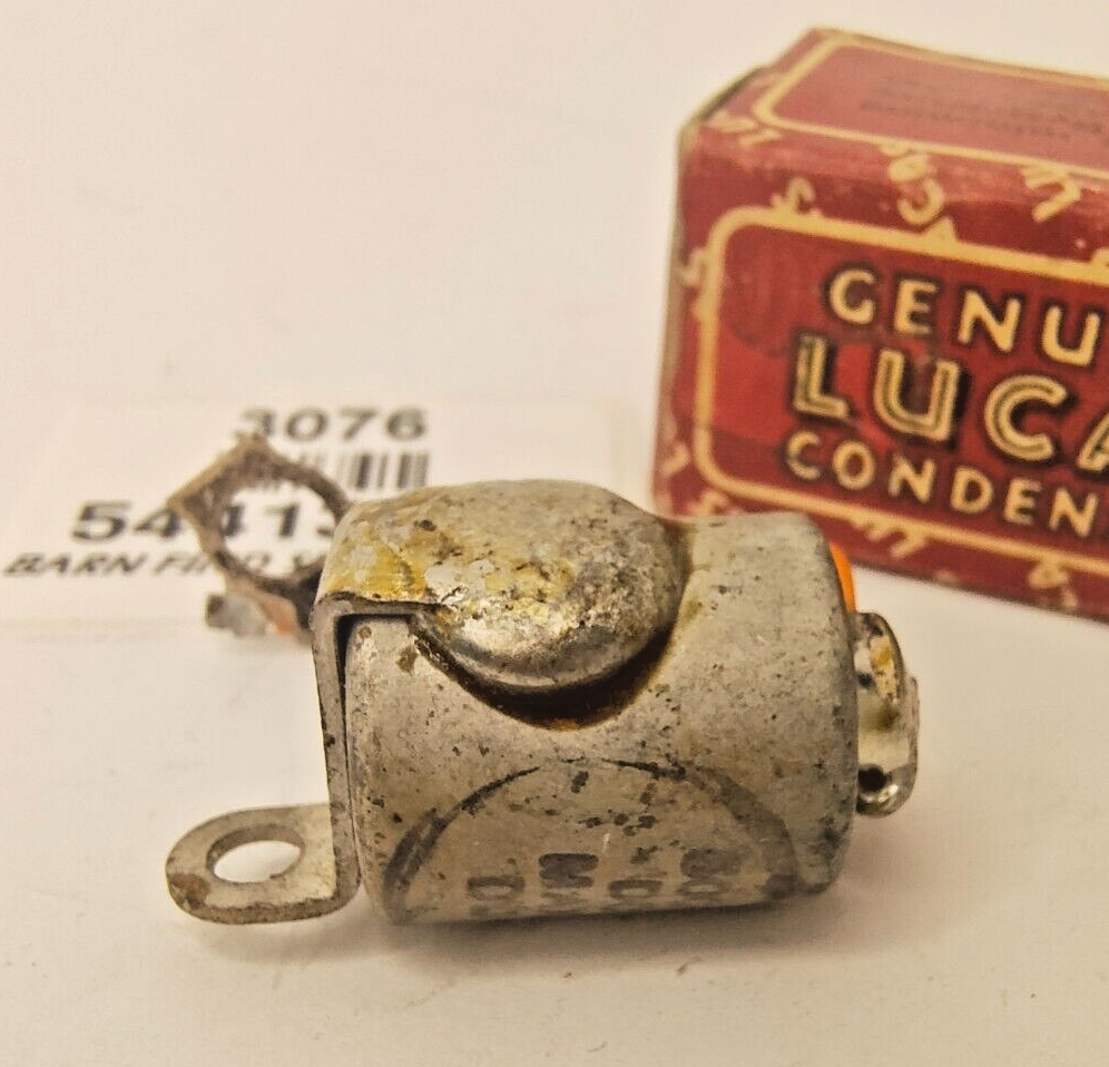 Lucas New Old Stock Distributor Condenser in Original Box  544130023