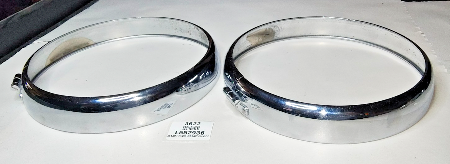 Lucas Original Pair 7 15/16" Headlight headlamp Rims L552936 Good Used Suit P7002