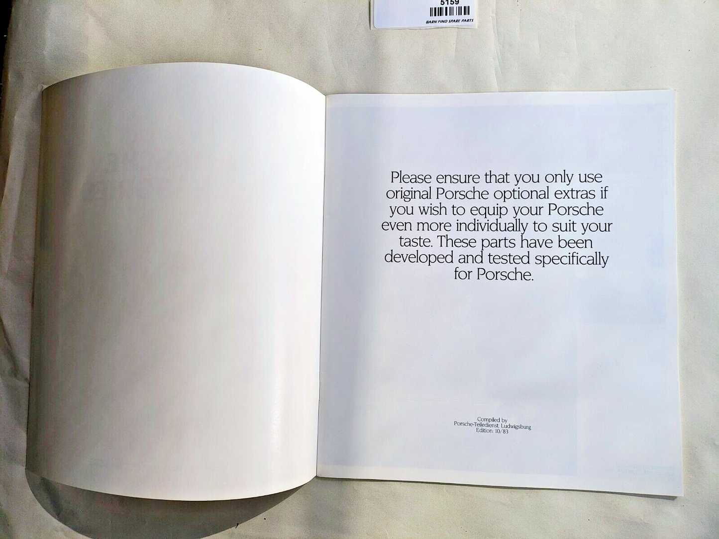 Porsche Christophorus Magazine #177 June 1985 & Porsche Accessories catalogue5