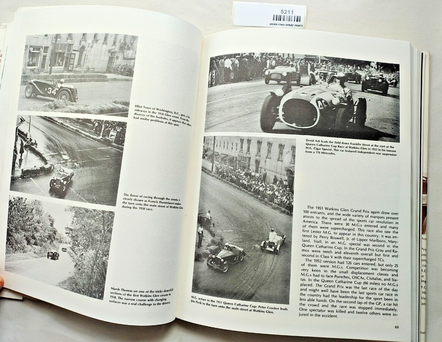 M.G. THE SPORTS CAR AMERICA LOVED FIRST 1975 first edition hardcover R L Knudson6