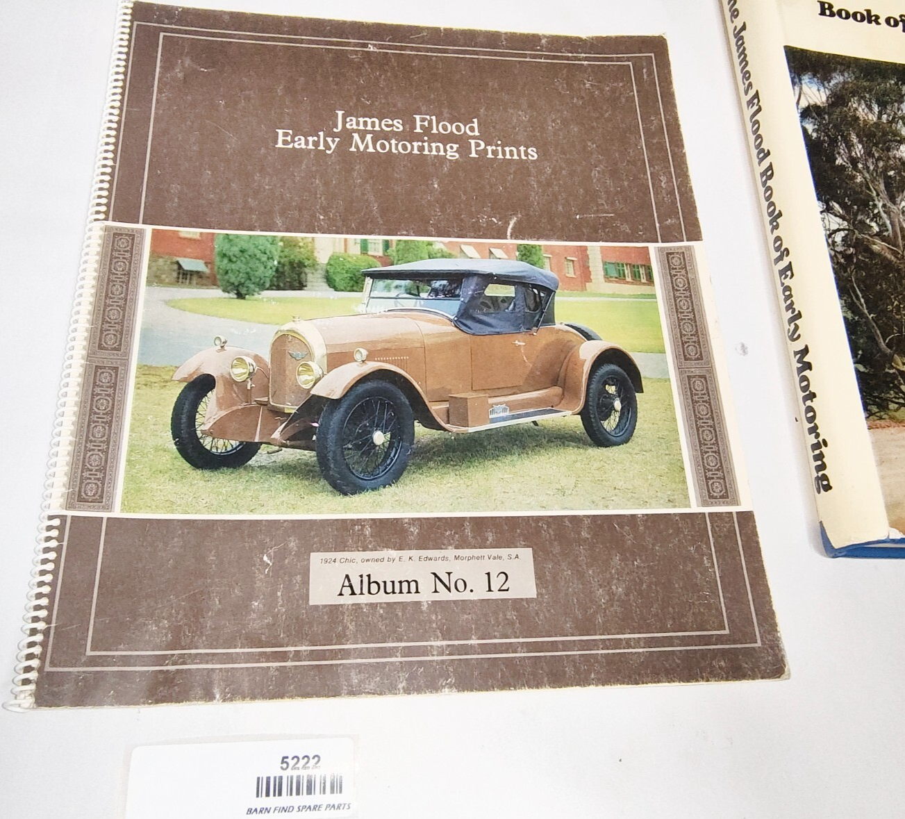 Signed 1st Edition The James Flood Book of Early Motoring Hardcover 196820