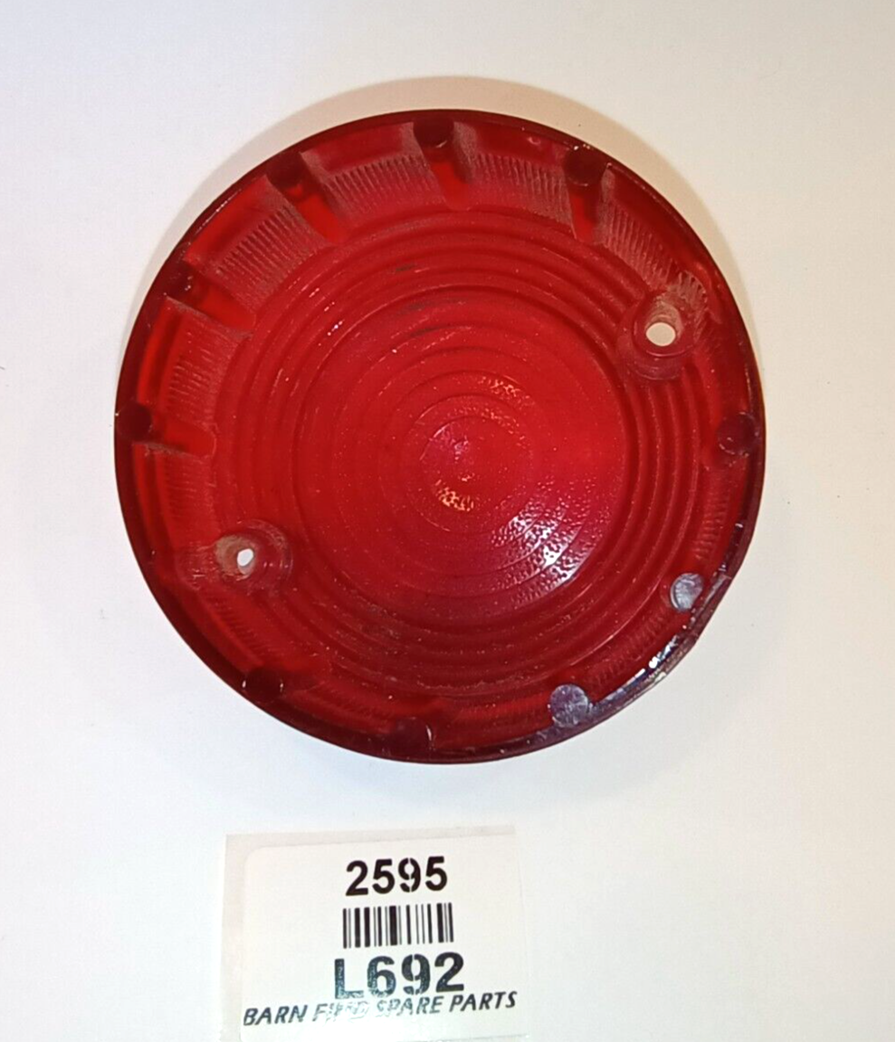 Original VINTAGE Stock Lucas L692 Red plastic lamp lens used8