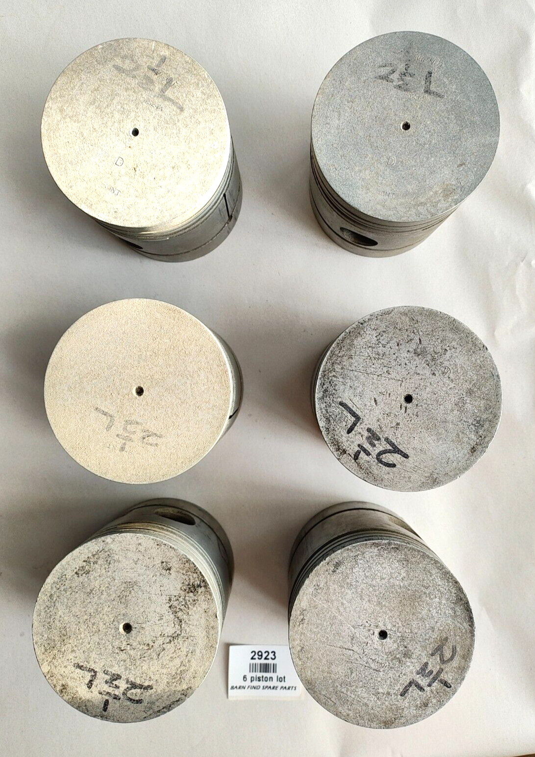 Job Lot of 6 x Jaguar 2.5 2 1/2 litre 2664 cc used pistons 4 x HX1722  2 x WS2446
