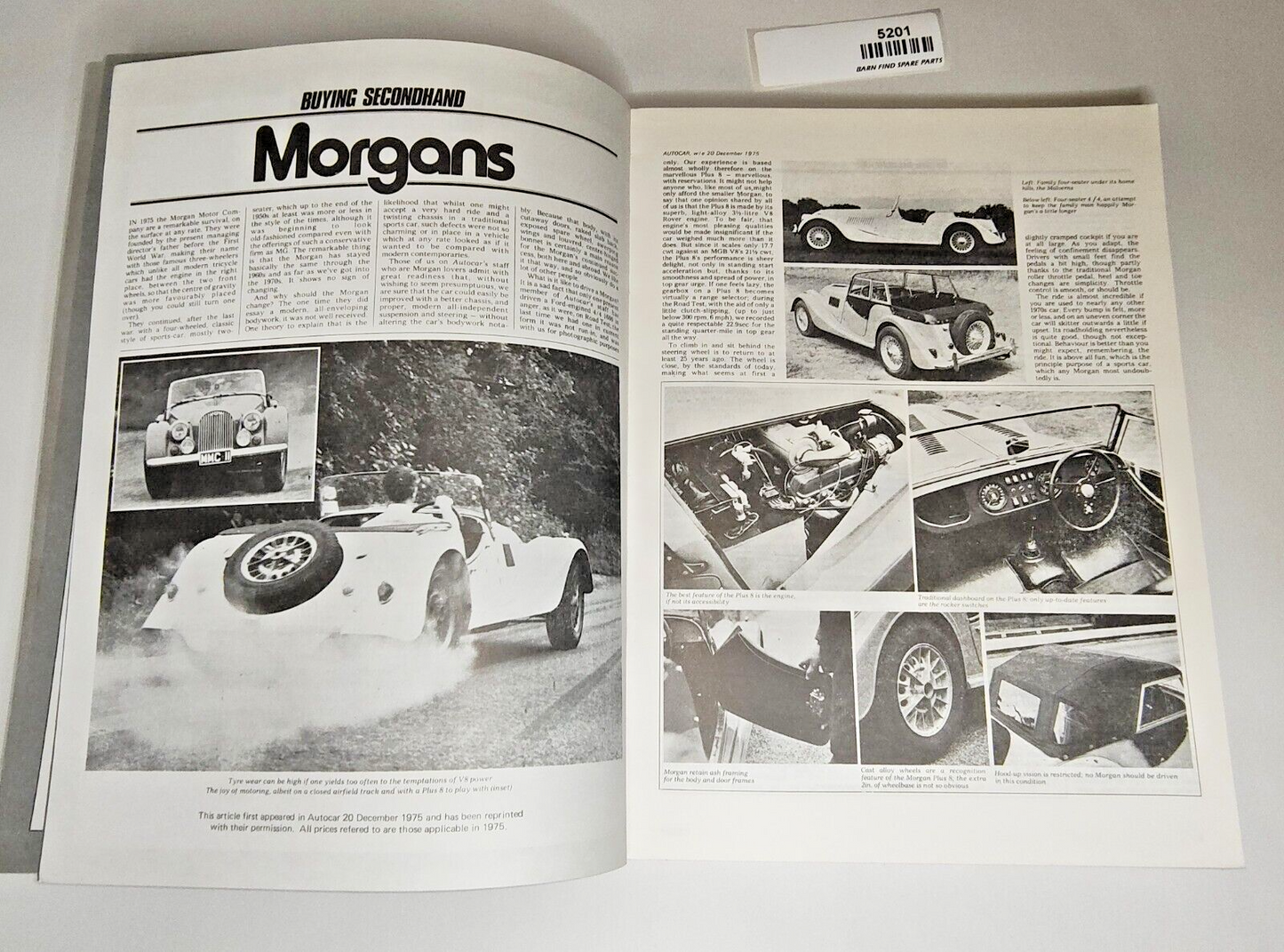 Morgan Four Owners Workshop Manual 1936-1981 (Paperback) Brooklands5