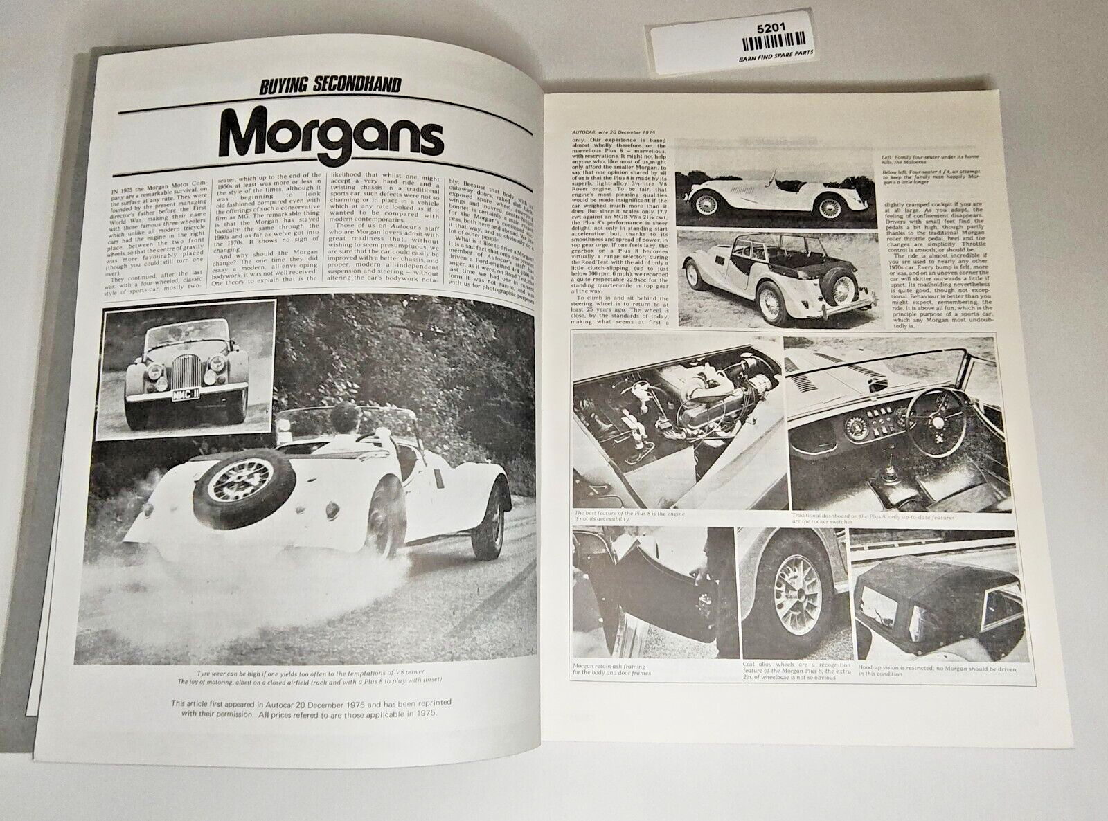 Morgan Four Owners Workshop Manual 1936-1981 (Paperback) Brooklands5