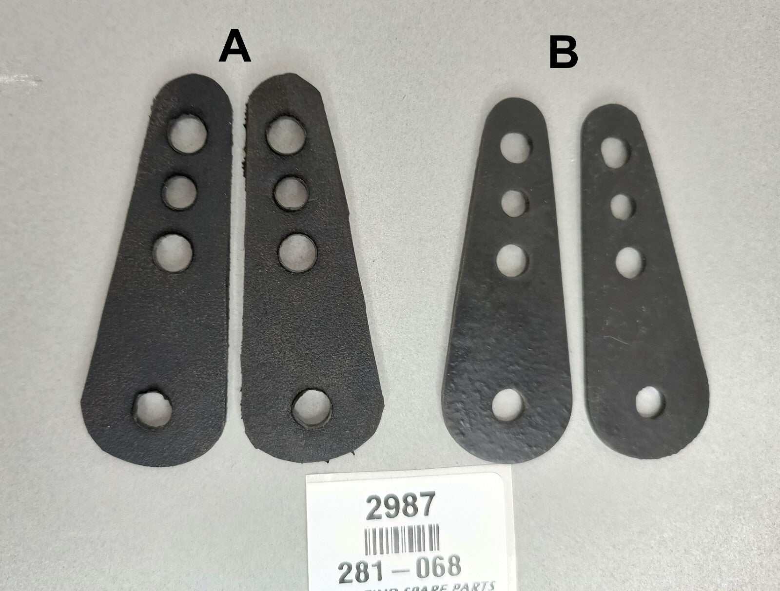 MG TA TB TC TD TF  Parking lamp pad rubber set - 281-068  Sold Individually0