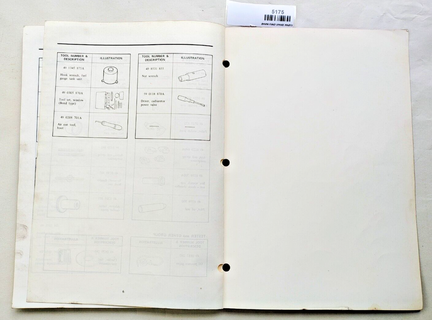 Original MAZDA 626 genuine dealer workshop manual 1978 pre-owned8