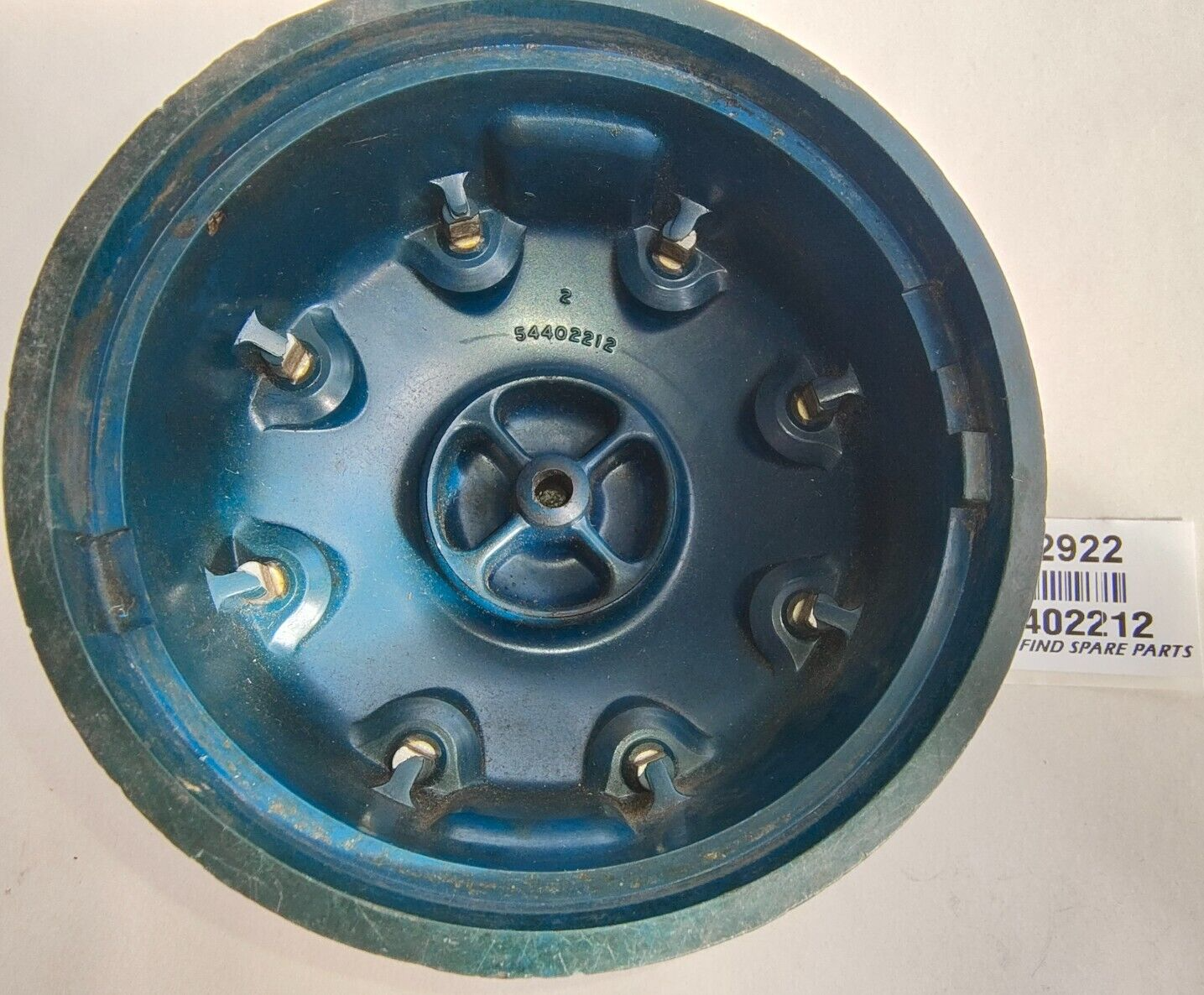 Lucas top entry distributor cap 8 cylinder Blue/green. 54402212 Used2