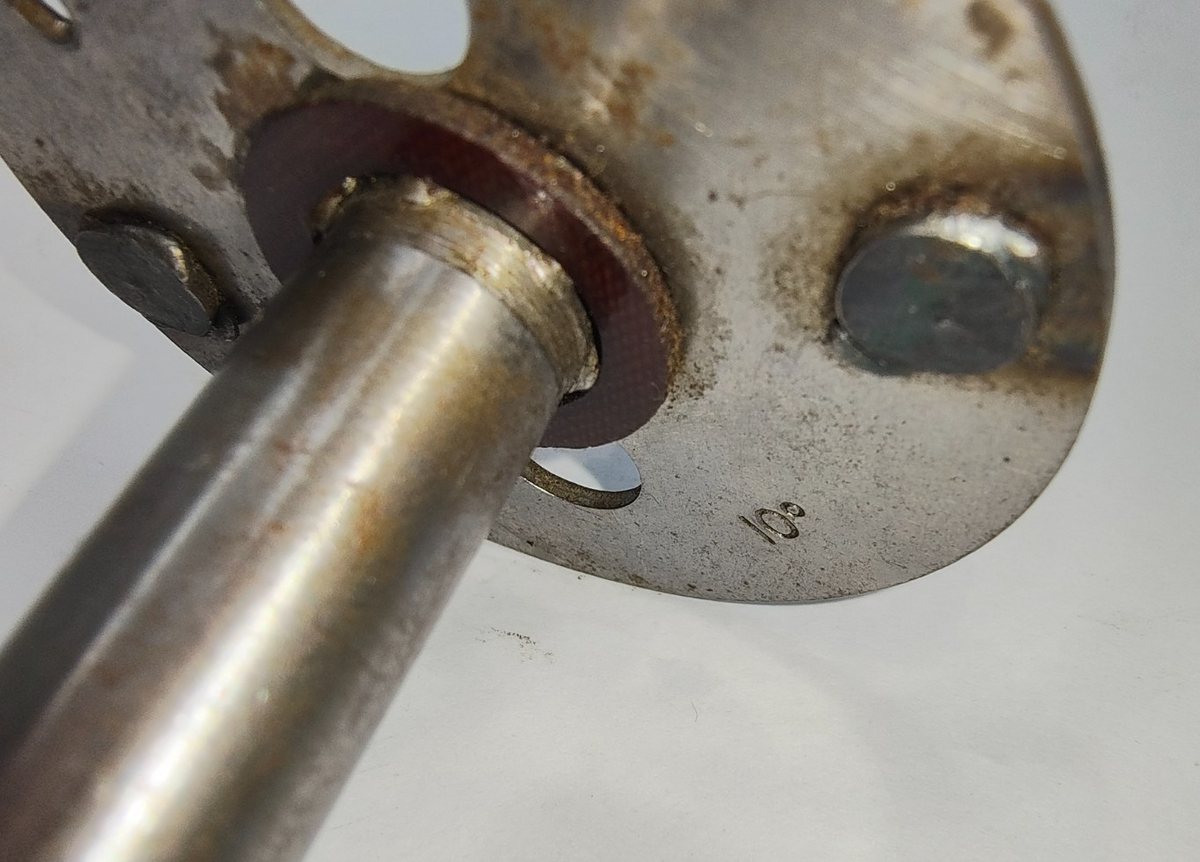 Lucas Distributor Used Shaft Action Plate 10 degrees with fibre spacer 410767 ?6
