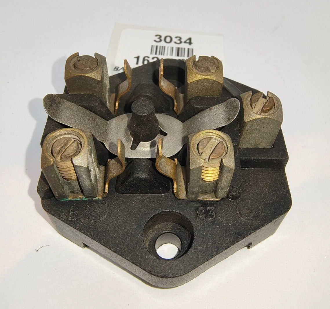 Original Lucas Bakelite FS6 screw terminal 2 fuse block - 162-500 New Old Stock1