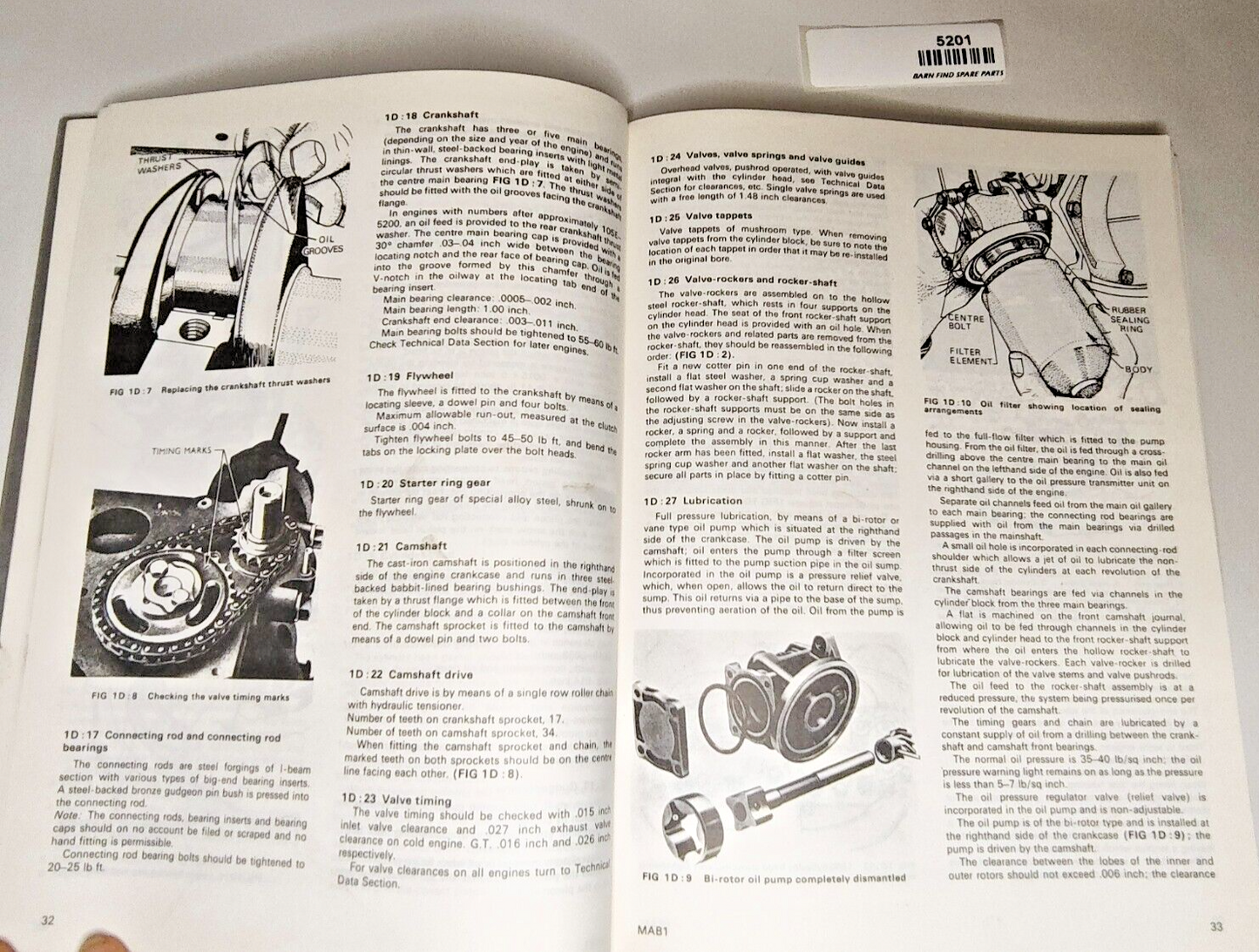Morgan Four Owners Workshop Manual 1936-1981 (Paperback) Brooklands6